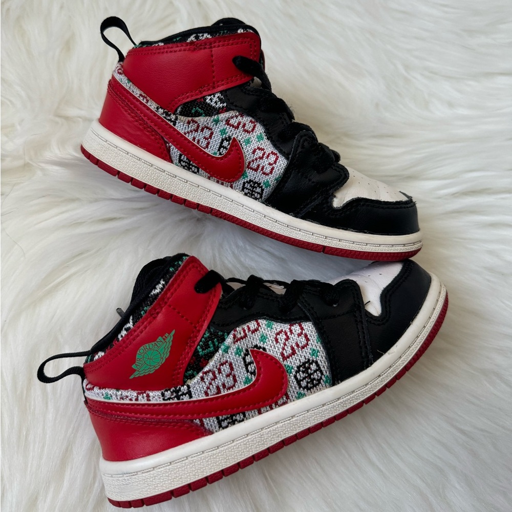 Jordan Kids Sneakers - Red, Black, White